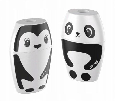 Temperówka strugaczka z pojemnikiem Maped panda pingwin
