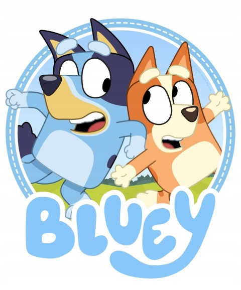 Bidon Blue kubek z ustnikiem Bingo i Bluey 430ml