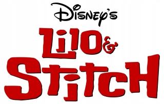Bidon Stich ze słomką i ustnikiem Lilo i Stitch kwiaty 600 ml