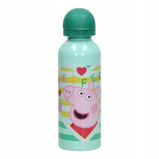 Bidon aluminiowy butelka z ustnikiem ŚWINKA PEPPA 500ml