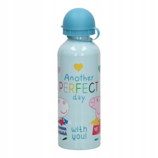 Bidon aluminiowy butelka z ustnikiem ŚWINKA PEPPA 500ml