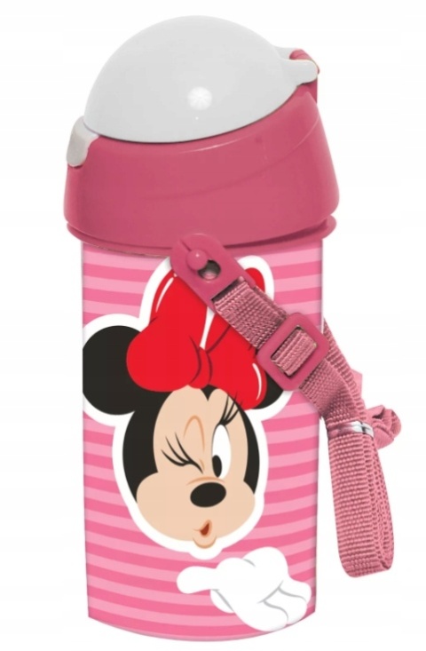 Bidon kubek ze słomką MYSZKA MINNIE pasek