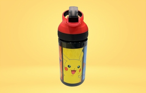 Bidon na wodę butelka z ustnikiem i słomką 475 ml POKEMON
