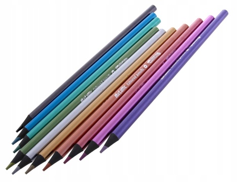 Kredki ołówkowe 10 kolorów metaliczne Colorino Kredki ołówkowe 10 kolorów metaliczne Colorino