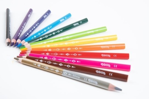 Kredki ołówkowe JUMBO grube 12 +1 kol. temperówka Kraina Lodu II Colorino Kredki ołówkowe JUMBO grube 12 +1 kol. temperówka Kraina Lodu II Colorino