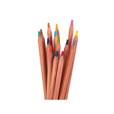 Kredki ołówkowe okrągłe w metalowym pudełku 12 kolorów ASTRA PRESTIGE