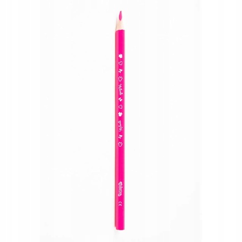 Kredki ołówkowe trójkątne 12 +1 kol MYSZKA MINNIE