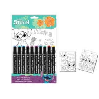 Lilo i Stitch Stich i Andzia kolorowanka po numerach + markery alkoholowe