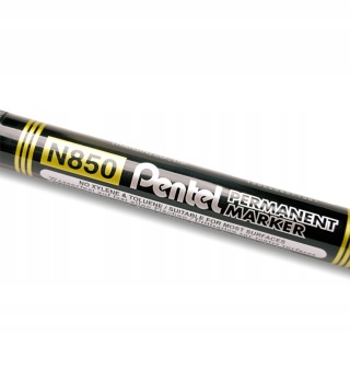 Marker permanentny PENTEL ze okrągłą końcówką N850 czarny 1 szt