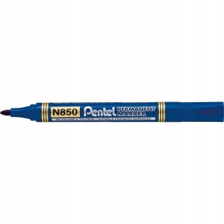 Marker permanentny PENTEL ze okrągłą końcówką N850 niebieski 1 szt