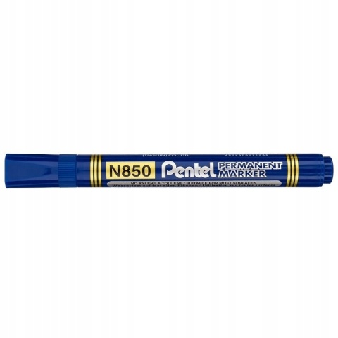 Marker permanentny PENTEL ze okrągłą końcówką N850 niebieski 1 szt
