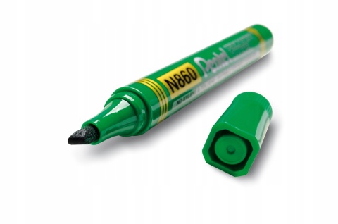 Marker permanentny PENTEL ze ściętą końcówką N860 zielony 1 szt