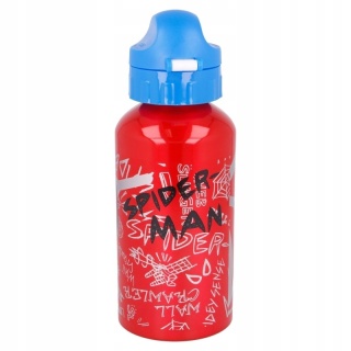 Bidon aluminiowy z ustnikiem SPIDERMAN 500ml