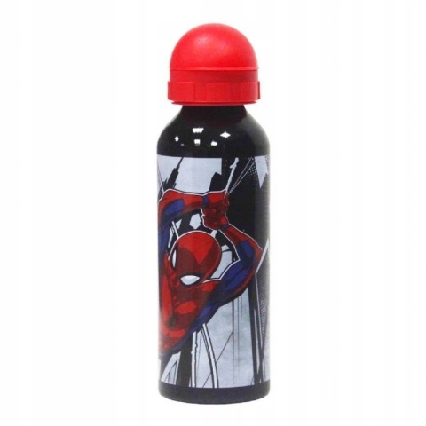 Bidon aluminiowy z ustnikiem SPIDERMAN 520 ML Bidon aluminiowy z ustnikiem SPIDERMAN 520 ML