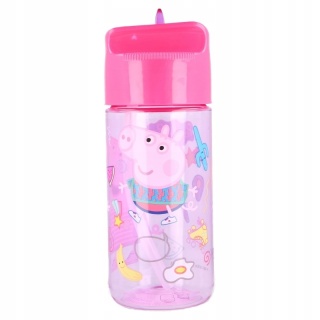 Bidon butelka z ustnikiem ŚWINKA PEPPA PIG 430ML