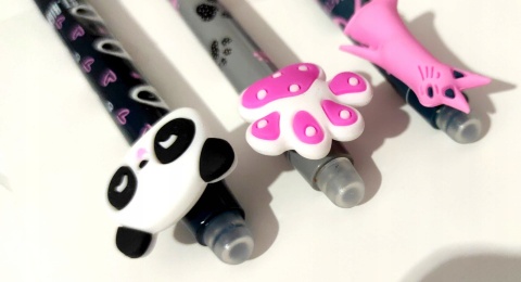 Długopis wymazywalny ST.RIGHT PANDA ŁAPKA 3 szt