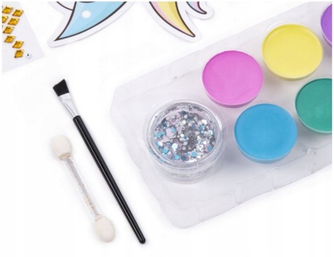 Farbki do twarzy Jednorożec unicorn brokat cekiny