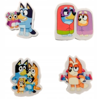 Gumki do ścierania mazania BLUEY 4 SZT