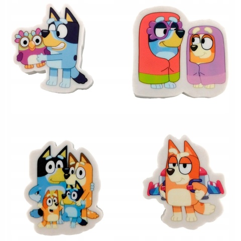 Gumki do ścierania mazania BLUEY 4 SZT