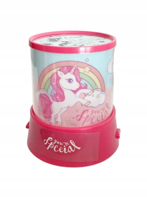 Lampka LED z projektorem UNICORN JEDNOROŻEC Lampka LED z projektorem UNICORN JEDNOROŻEC
