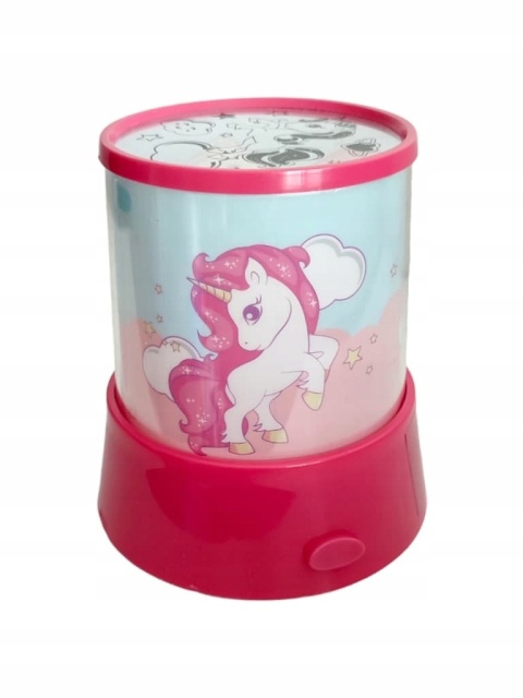 Lampka LED z projektorem UNICORN JEDNOROŻEC Lampka LED z projektorem UNICORN JEDNOROŻEC