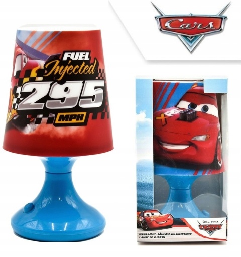 Lampka nocna LED na baterie AUTA ZYGZAK MCQUEEN Lampka nocna LED na baterie AUTA ZYGZAK MCQUEEN