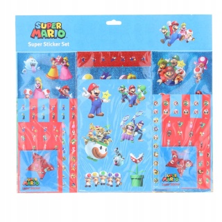 Naklejki metaliczne wypukłe SUPER MARIO 500 SZT