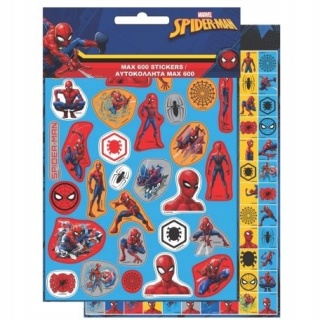Naklejki zestaw SPIDERMAN 600szt