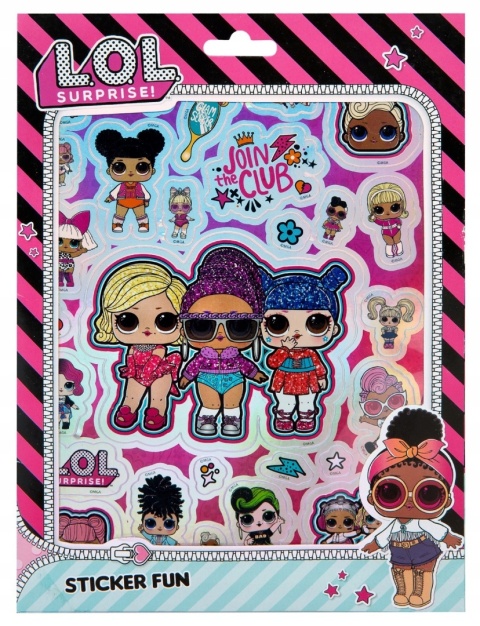 Naklejki zestaw laleczki LOL SURPRISE 300 szt