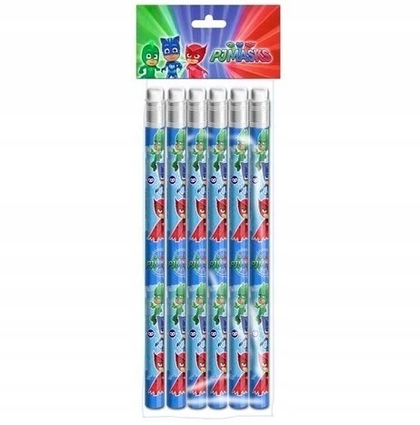 Ołówek z gumką PIDŻAMERSI 6 szt