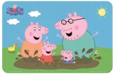 Podkładka na biurko stół ŚWINKA PEPPA 28x43
