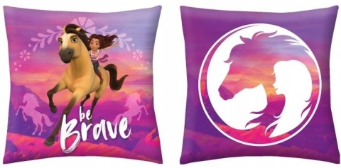 Poduszka jasiek MUSTANG Z DZIKIEJ DOLINY 40x40