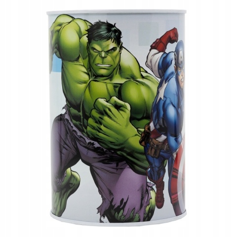 Skarbonka metalowa puszka AVENGERS HULK 10X15 CM