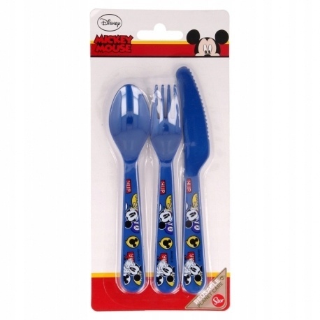 Sztućce MYSZKA MICKEY Miki łyżka widelec nóż