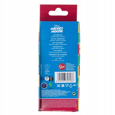 Sztućce metalowe MYSZKA MINNIE MIKI łyżka widelec