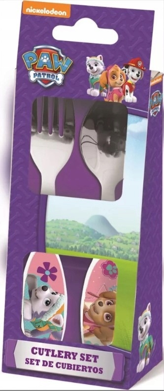 Sztućce metalowe PSI PATROL SKYE łyżka widelec