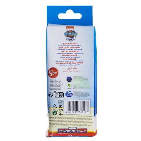 Sztućce metalowe PSI PATROL łyżka widelec