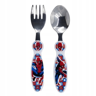 Sztućce metalowe SPIDERMAN łyżka widelec