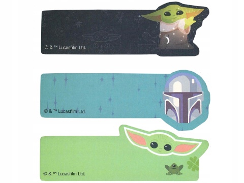 Zakładki indeksujące MANDALORIAN BABY YODA 180szt Zakładki indeksujące MANDALORIAN BABY YODA 180szt