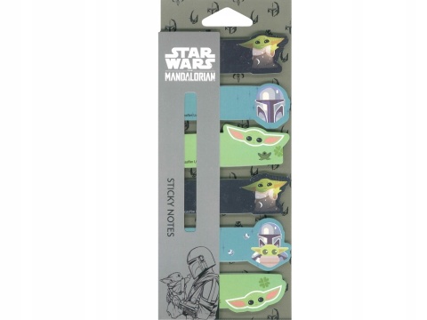 Zakładki indeksujące MANDALORIAN BABY YODA 180szt Zakładki indeksujące MANDALORIAN BABY YODA 180szt