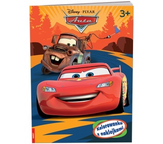 AUTA ZYGZAK MCQUEEN Złomek kolorowanka z naklejkami
