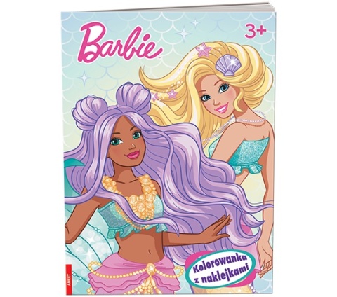 Barbie syrenki wróżki kolorowanka z naklejkami