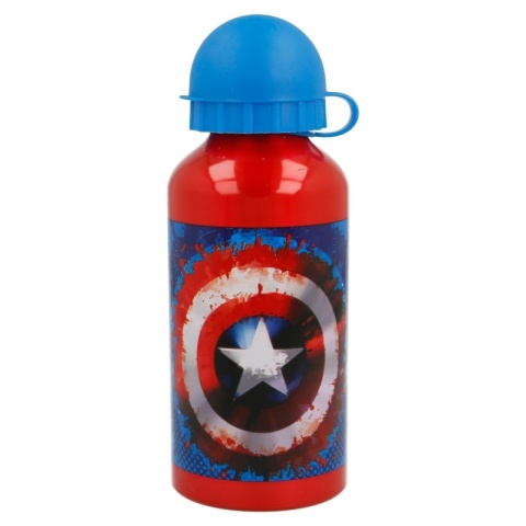 Bidon aluminiowy AVENGERS KAPITAN AMERYKA 400ML