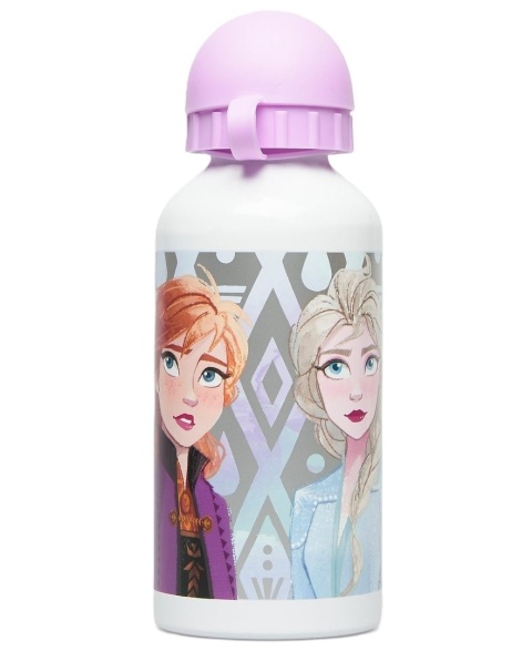Bidon aluminiowy z ustnikiem na wodę KRAINA LODU FROZEN II 400ML