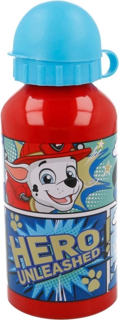 Bidon aluminiowy z ustnikiem na wodę PSI PATROL 400ml