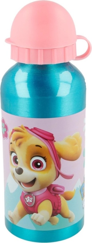 Bidon aluminiowy z ustnikiem na wodę PSI PATROL SKYE 400ml