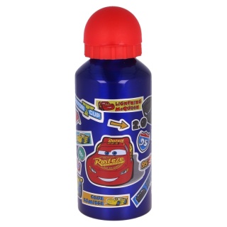 Bidon aluminiowy z ustnikiem na wodę AUTA Zygzak McQueen 400 ml