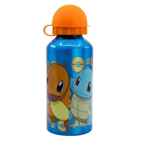 Bidon aluminiowy z ustnikiem butelka na wodę POKEMON 400 ml