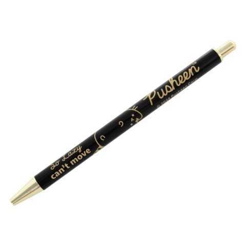 Długopis kot kotek Pusheen czarny Gold automatyczny