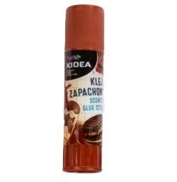 Klej szkolny w sztyfcie zapachowy 15 g KIDEA zapach czekolady kakao